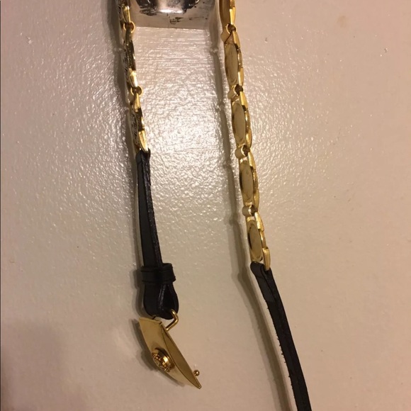 Versace belt  pre pass gold silver  leather 26-28 - Picture 7 of 7